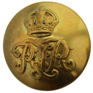 WW2 Royal Tank Regiment RTR Tunic Button - 26mm