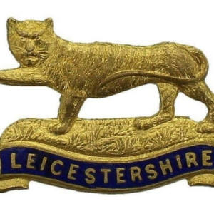 WW1 Leicestershire Regiment Sweetheart Brooch