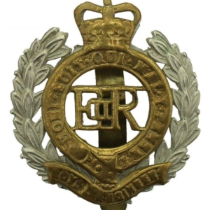 Royal Engineers Corps (Elizabeth II) Cap Badge BUTTONS LD B'HAM - QUEENS CROWN