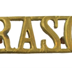 WW2 Royal Army Service Corps RASC Shoulder Title