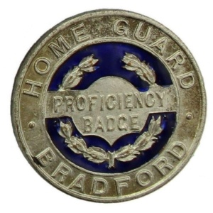 WW2 Bradford Home Guard Proficiency Lapel Badge