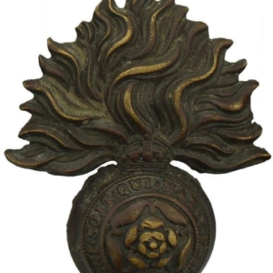 Royal London Fusiliers Regiment OFFICERS Bronze Collar Badge