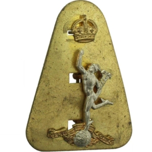 WW2 Royal Corps of Signals RCOS Cap Badge - DUAL CONSTRUCTION