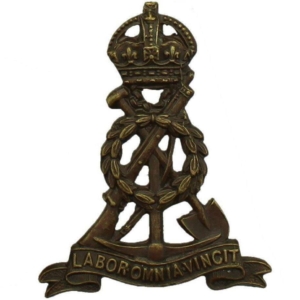 WW1 Labour (Pioneer) Corps OFFICERS Bronze Collar Badge