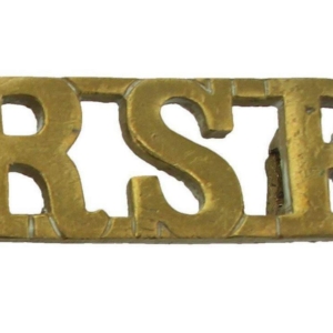 WW1 Royal Scots Fusiliers Regiment (RSF Scottish) Shoulder Title