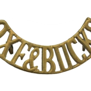 Oxfordshire and Buckinghamshire Light Infantry Regiment Shoulder Title