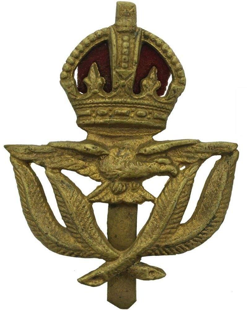 WW2 Royal Air Force RAF WARRANT OFFICERS Cap Badge - British Military ...