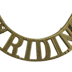 WW1 Duke of Wellington's West Riding Regiment Shoulder Title (FIRST PATTERN)