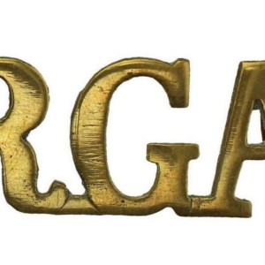 WW1 Royal Garrison Artillery RGA Shoulder Title