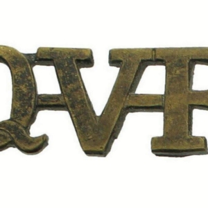 WW1 9th Battalion, Queen Victoria Rifles, London Regiment Shoulder Title
