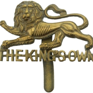 WW1 Kings Own Royal Lancaster Regiment King's Cap Badge