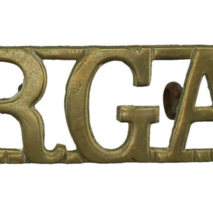 WW1 Royal Garrison Artillery RGA Shoulder Title