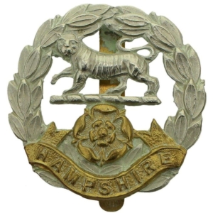 WW1 Hampshire Regiment Cap Badge