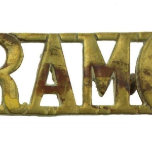 WW2 Royal Army Medical Corps RAMC Shoulder Title