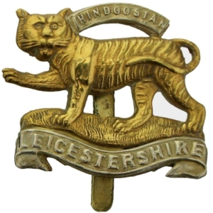 WW1 Leicestershire Regiment Cap Badge