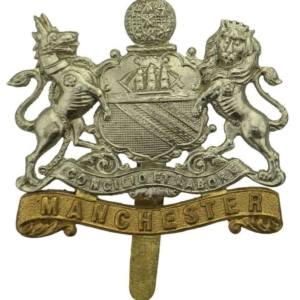 WW1 Manchester Regiment Cap Badge - FIRST PATTERN