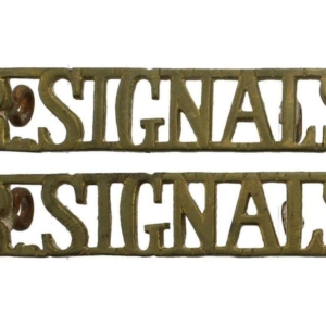 WW2 Royal Corps of Signals RCOS Shoulder Title