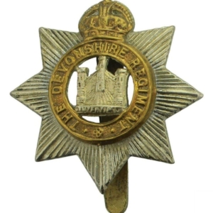 WW1 Devonshire Regiment Cap Badge