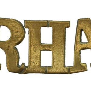 WW1 Royal Horse Artillery Regiment RHA Shoulder Title