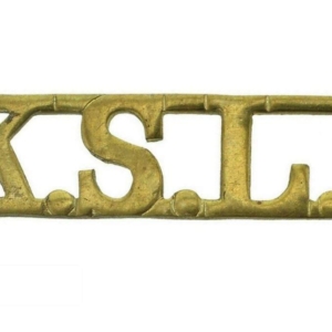 WW2 Kings Shropshire Light Infantry KSLI Regiment King's Shoulder Title