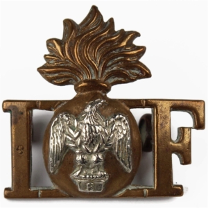 WW1 Royal Irish Fusiliers Regiment RIF Shoulder Title