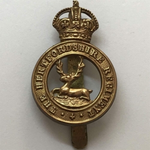 WW1 Hertfordshire Regiment Cap Badge