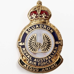 464 Squadron Royal Australian Air Force RAAF Lapel Badge