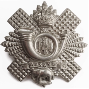 WW2 Highland Light Infantry Regiment HLI Scottish Cap Badge