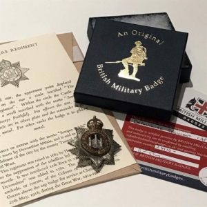 Devonshire Regiment Devon Cap Badge in Presentation Gift Box