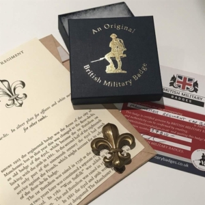 Manchester Regiment Cap Badge in Presentation Gift Box