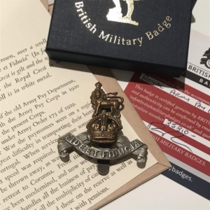 Royal Army Pay Corps RAPC Cap Badge in Presentation Gift Box