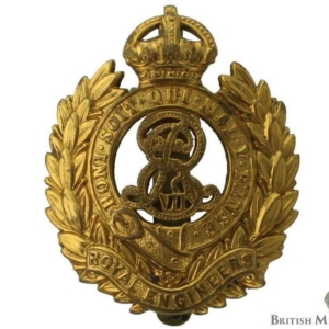 EDWARDIAN Royal Engineers Corps (Edward VII) Cap Badge