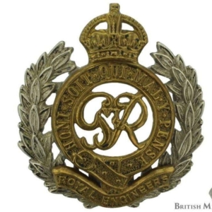 Royal Engineers Corps Bi-Metal (George VI) Cap Badge