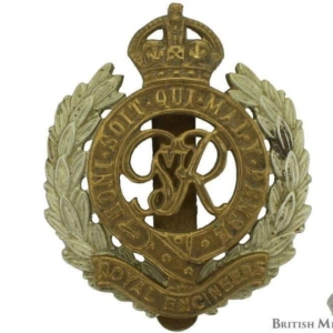 Royal Engineers Corps Bi-Metal (George VI) Cap Badge
