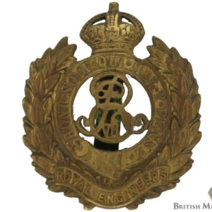 EDWARDIAN Royal Engineers Corps (Edward VII) Cap Badge