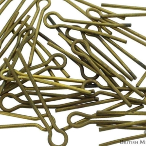 30x Original SMALL Cotter Split Pins For Collar Badges