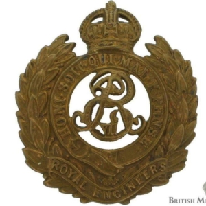 EDWARDIAN Royal Engineers Corps (Edward VII) Cap Badge