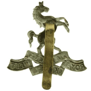 Queens Own Royal West Kent Regiment RWK Cap Badge
