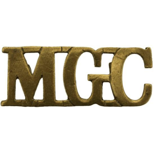 WW1 Machine Gun Corps MGC Regiment Shoulder Title
