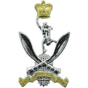Gurkha Signals Corps Cap Badge - Queens Crown