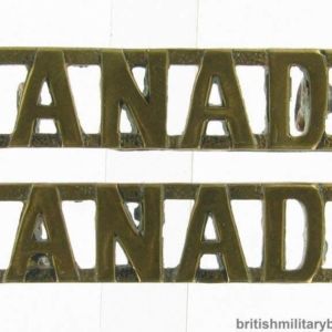 Canadian Division / Canada Corps Shoulder Title PAIR