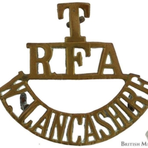 WW1 Territorial West Lancashire Royal Field Artillery RFA Shoulder Title