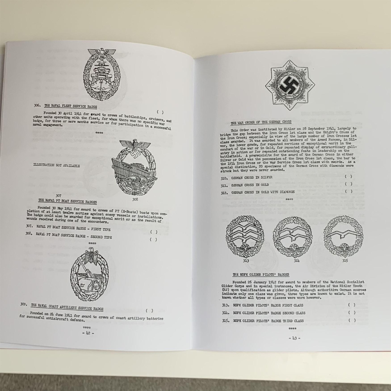 Collectors Guide Booklet to WW2 German Nazi Badges, Medals and ...