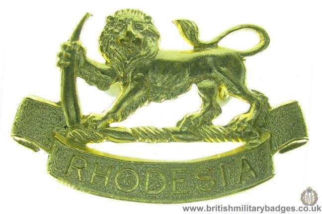 F1B/95 - Rhodesian Army Infantry Regiment Staybrite Cap Badge
