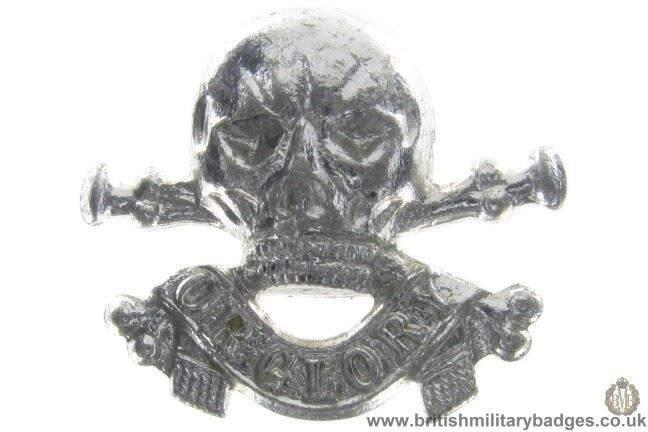 F1B/99 - 17th / 21st Lancers Regiment Staybrite Collar Badge