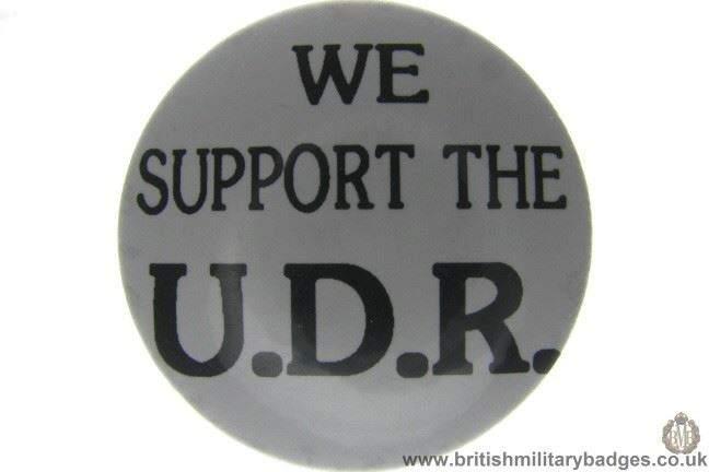 J1A/51: "We Support the UDR" Ulster Defence Regiment Lapel Badge