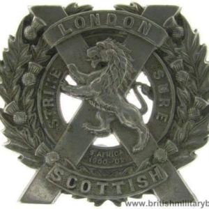 A1E/08 - The London Scottish Regiment Sporran Badge