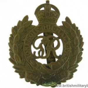 A1E/39 - Royal Engineers Corps "George VI" Cap Badge