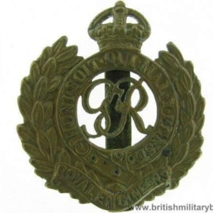 A1F/29 - Royal Engineers Corps "George VI" Cap Badge