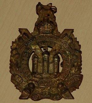 HH09/001 - Kings Own Scottish Borderers Regiment Cap Badge